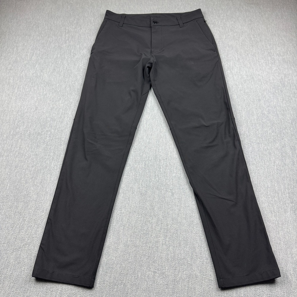 Lululemon Pants Mens 30 Black Classic Commission Warpstreme Trouser Stretch Golf